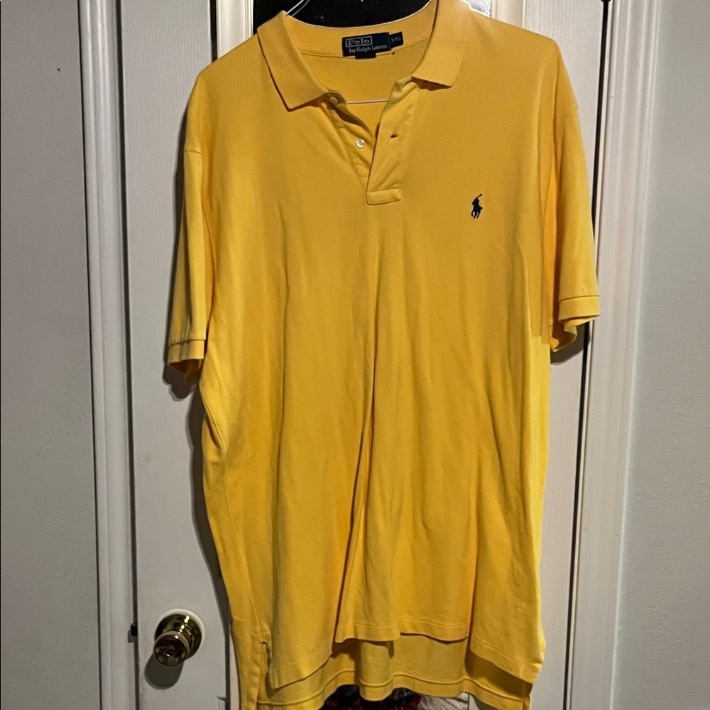Polo by Ralph Lauren Men's Bright Yellow Polo Shirt